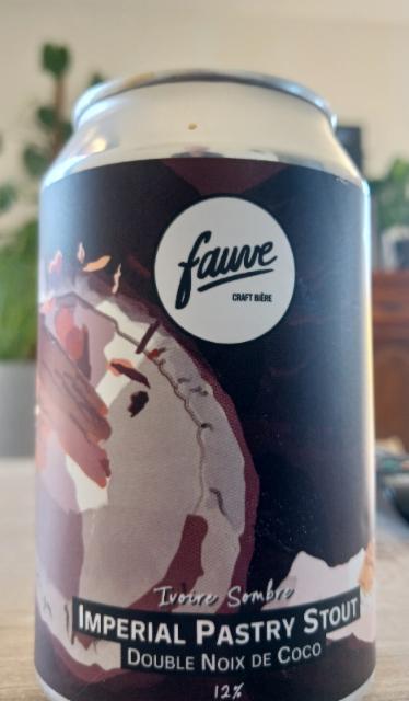 imperial pastry stout double noix de coco 12.0%, Fauve, France