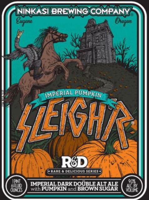 Imperial Pumpkin Sleigh'r 9.0%, Ninkasi Brewing Company, United States