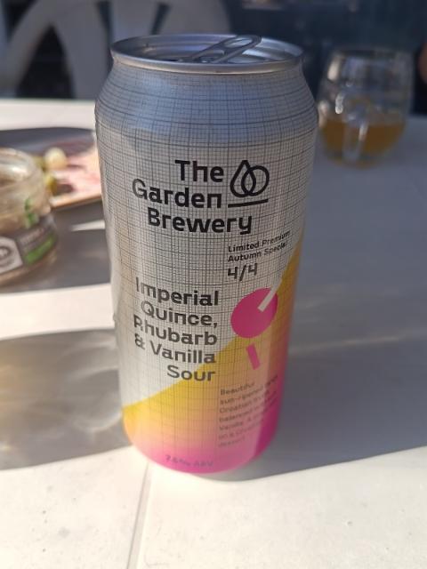imperial quince rhubarb et vanilla sour 7.5%, The Garden Brewery, Croatia