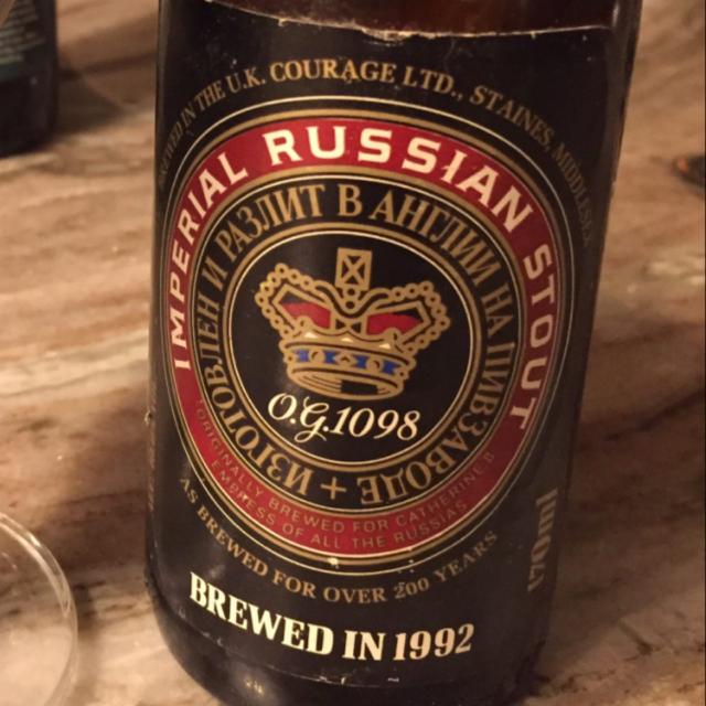 Imperial Russian Stout 10.0%, Courage Brewery, England