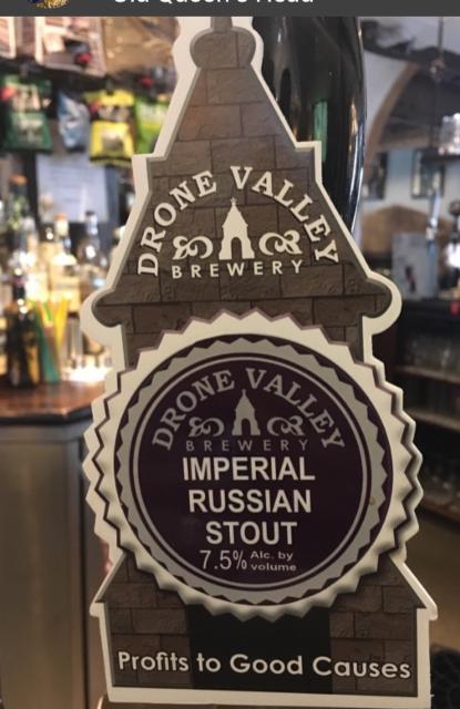 Imperial Russian Stout 7.5%, Drone Valley Brewery, England