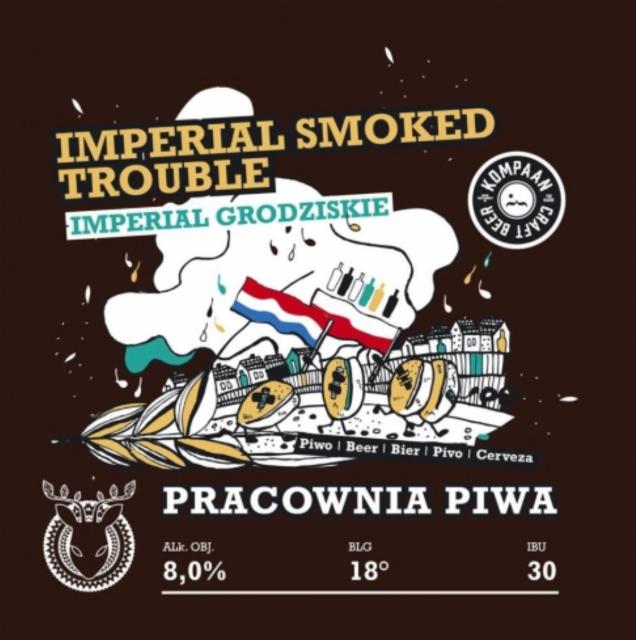 Imperial Smoked Trouble 8.0%, Pracownia Piwa, Poland