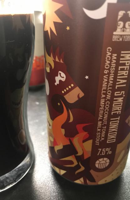 Imperial s'more tonkoko 7.5%, Brew York, England