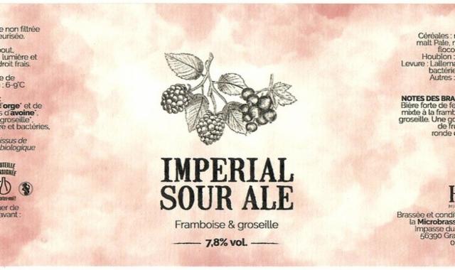 Imperial Sour Ale Framboise & Groseille 7.8%, Microbrasserie Horla, France
