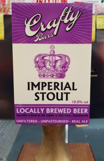 Crafty Imperial Stout 10.0%, Crafty Beers, England