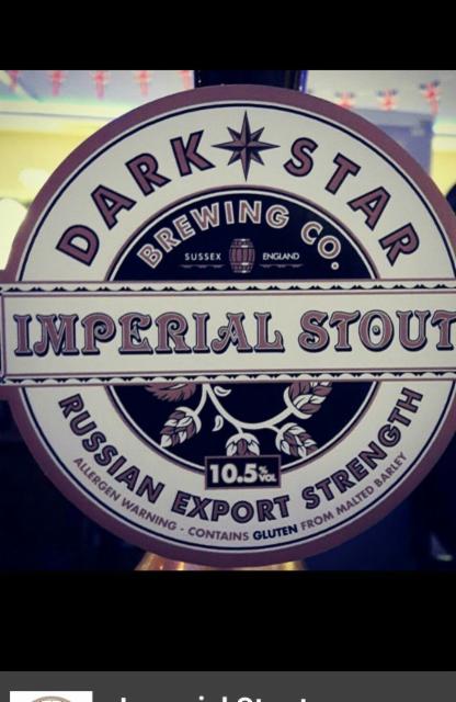 Dark Star Imperial Stout 10.5%, Dark Star Brewing Co, England