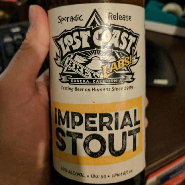 Lost Coast Imperial Stout 10.0%, Lost Coast Brewery, United States