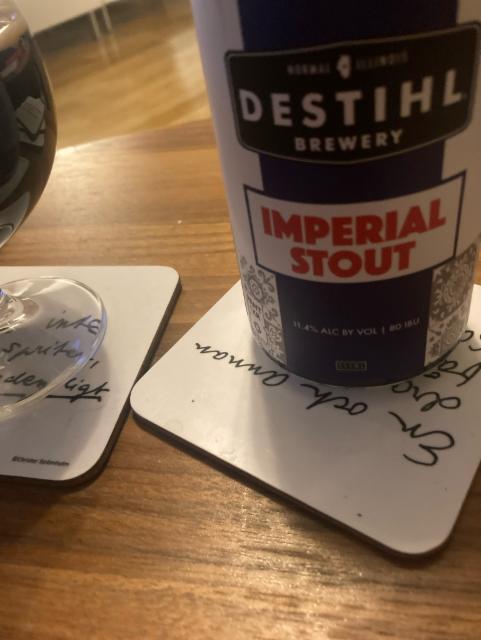 Imperial Stout 11.4%, Destihl Brewery, United States
