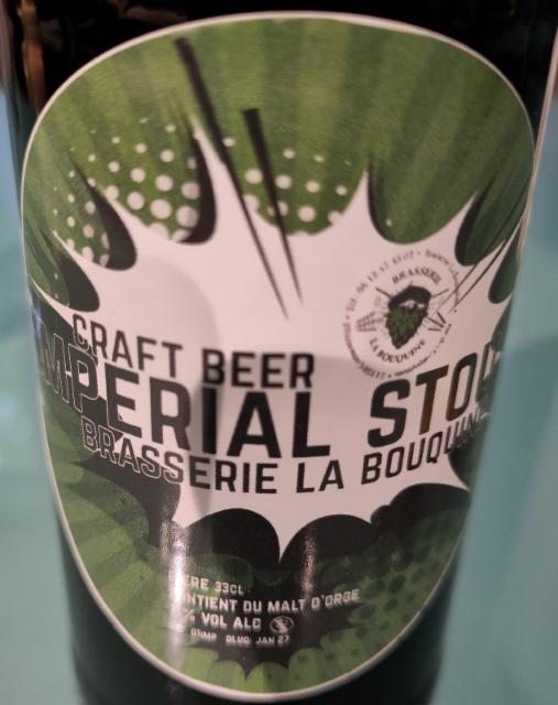 Imperial Stout, Brasserie La Bouquine