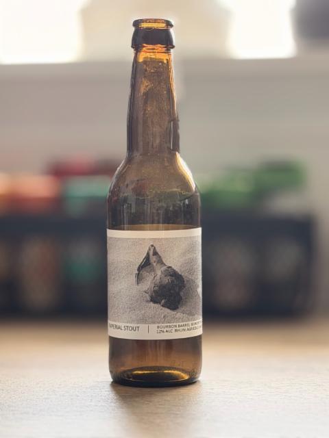 Imperial stout // bourbon barrel 30 month aged/ rhum agricole 6 month 12.0%, Brasserie Popihn, France