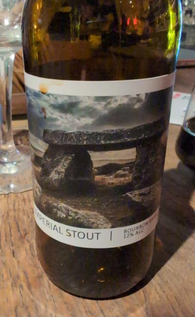 imperial stout bourbon barrel aged 18 mois 12.0%, Brasserie Popihn, France
