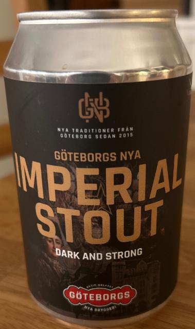 Imperial stout dark and strong 9.0%, Göteborgs Nya Bryggeri, Sweden