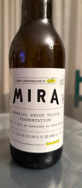 Impérial Stout triple fermentation 10.0%, Brasserie Mira, France
