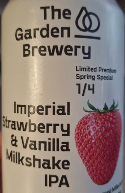 Imperial Strawberry & Vanilla, The Garden Brewery