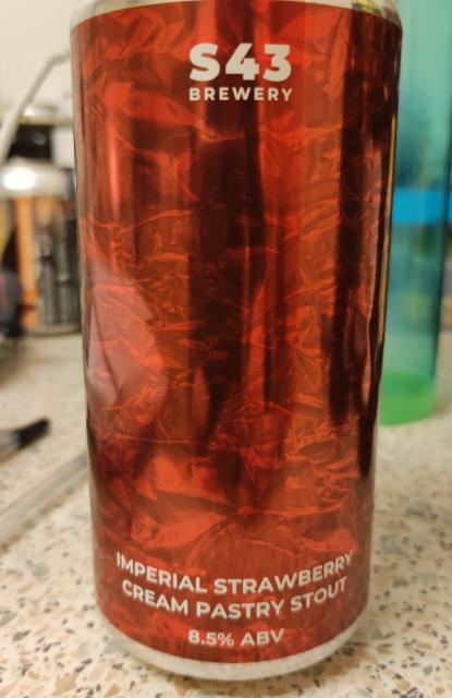 imperial strawberry cream pastry stout 8.5%, S43, England