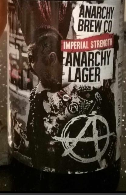 Imperial Strength Anarchy Lager 7.0%, Anarchy Brew Co., England