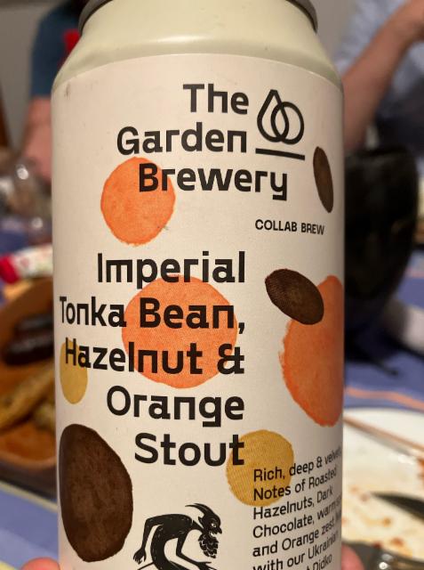 Imperial tonka bean, hazelnut & orange stout 8.2%, The Garden Brewery, Croatia