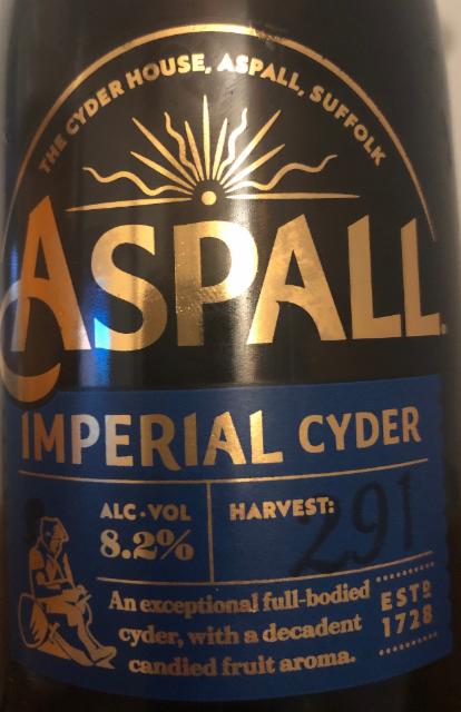 Imperial Vintage No. 291 8.2%, Aspall, England