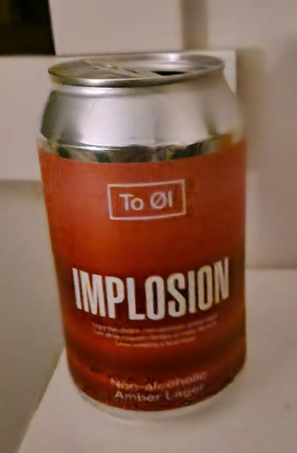Implosion Non-Alcoholic Amber Lager 0.5%, To Øl, Denmark