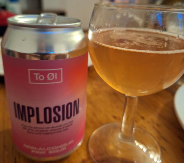 Implosion non-alcoholic pink sour 0.5%, To Øl, Denmark