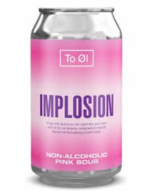 Implosion non-alcoholic pink sour 0.5%, To Øl, Denmark