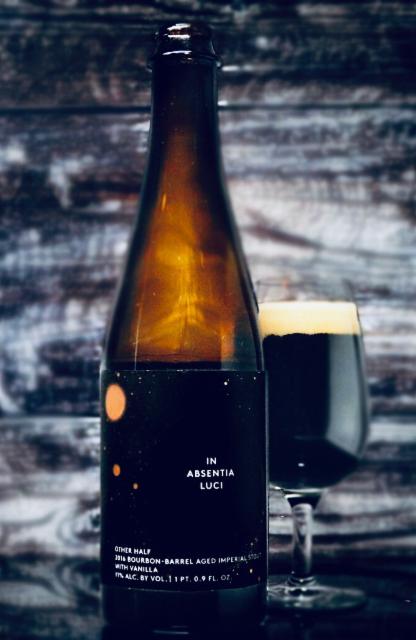 In Absentia Luci (Bourbon Barrels w/ Vanilla) (2016) 11.0%, Other Half Brewing Co., United States
