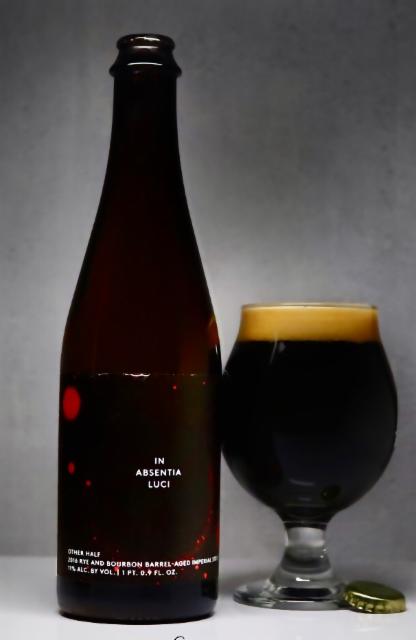 In Absentia Luci (Rye and Bourbon Barrel) (2016) 11.0%, Other Half Brewing Co., United States