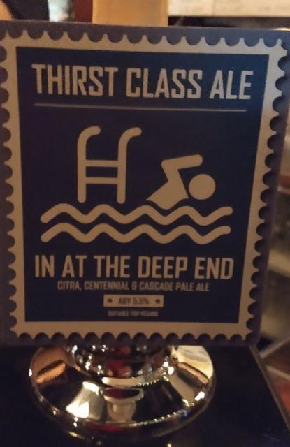 In At The Deep End 5.5%, Thirst Class Ale, England