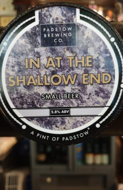 In At The Shallow End 2.8%, Padstow Brewing, England