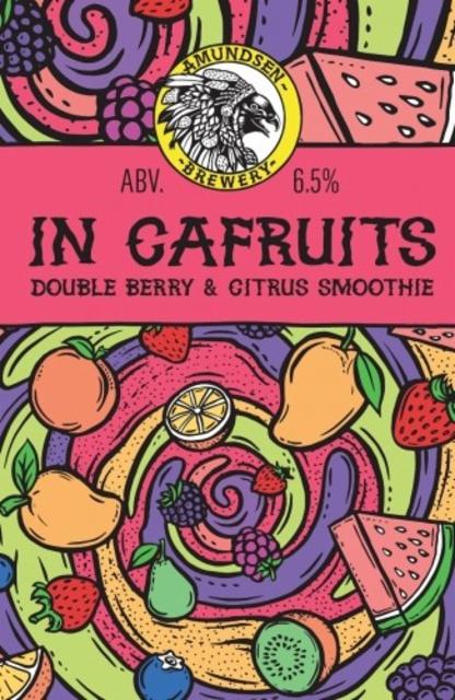 In Cafruits - Double Berry & Citrus Smoothie 6.5%, Amundsen Bryggeri, Norway