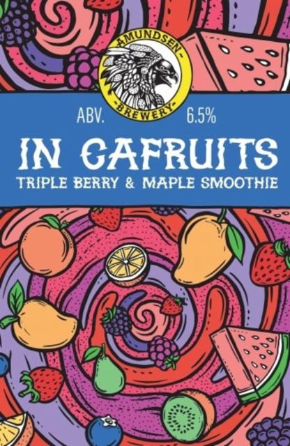 In Cafruits - Triple Berry & Maple Smoothie 6.5%, Amundsen Bryggeri, Norway