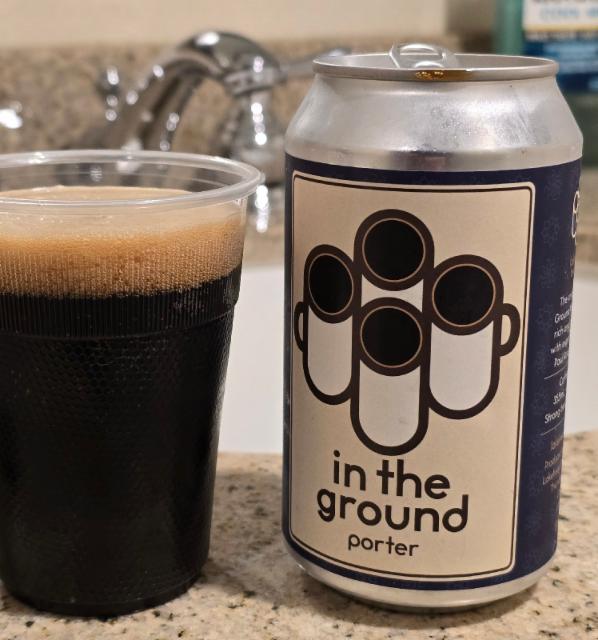 in the ground porter 6.0%, Lake head beer co., Canada