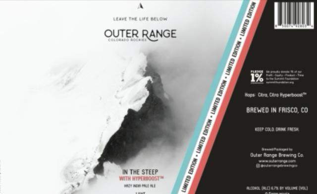 In The Steep with Hyperboost - Limited Edition 6.7%, Outer Range Brewing Co. (France), France