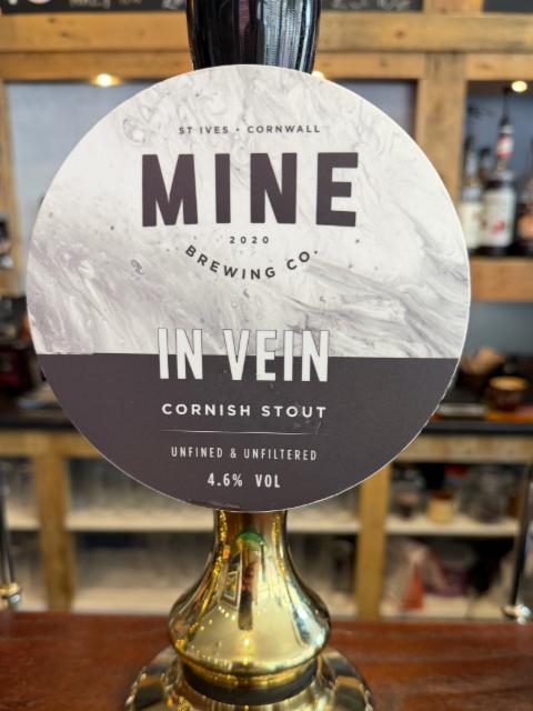 In Vein 4.6%, Mine Brewing Co., England