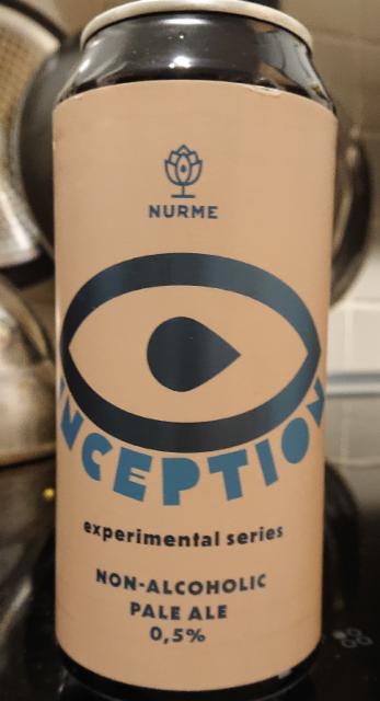Inception non-alcoholic Pale Ale 0.5%, Nurme, Latvia