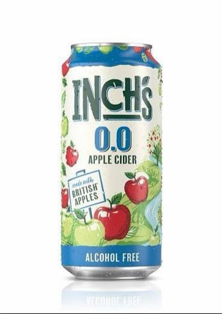 Inch's Cloudy Apple Cider 0.0 0.0%, Bulmers Cider (Heineken), England