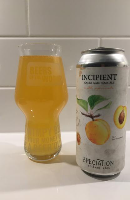 Incipient (apricot) 6.5%, Speciation Artisan Ales, United States