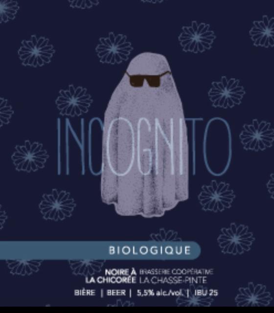 Incognito 5.5%, Brasserie Coopérative La Chasse-Pinte, Canada