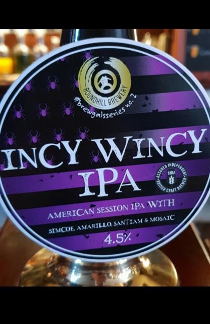 Incy Wincy IPA 4.5%, Roundhill Brewery, England