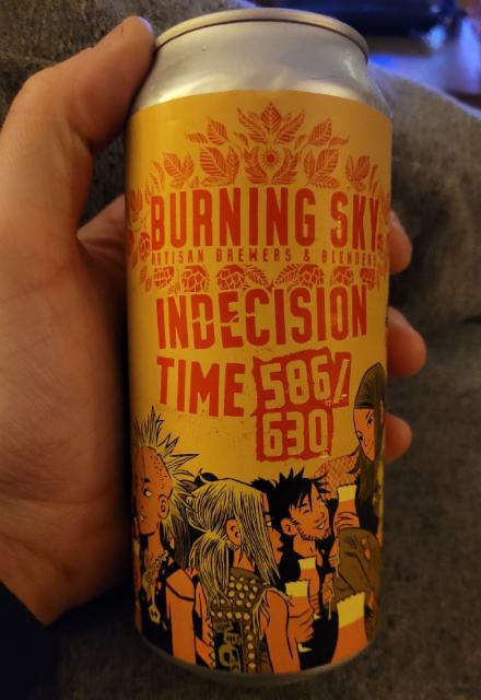 Indecision Time 586/630 5.6%, Burning Sky Brewery, England