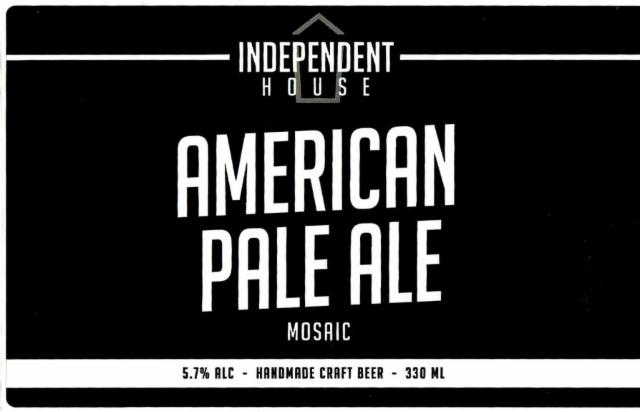 Independent House American Pale Ale 6.0%, Independent Beer Company, France
