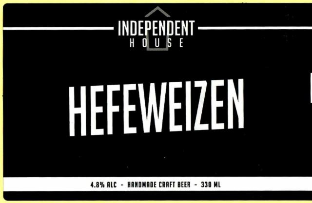 Independent House Hefeweizen 4.8%, Independent Beer Company, France