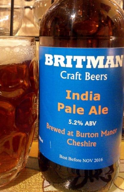 Britman India Pale Ale 5.2%, Britman Craft Beers, England
