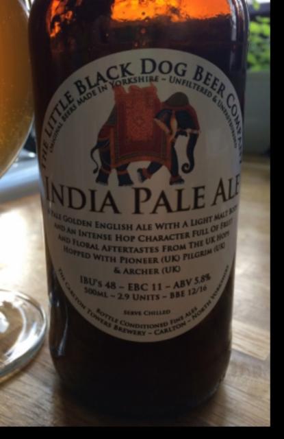 Little Black Dog India Pale Ale 5.8%, Little Black Dog Beer Company Limited, England