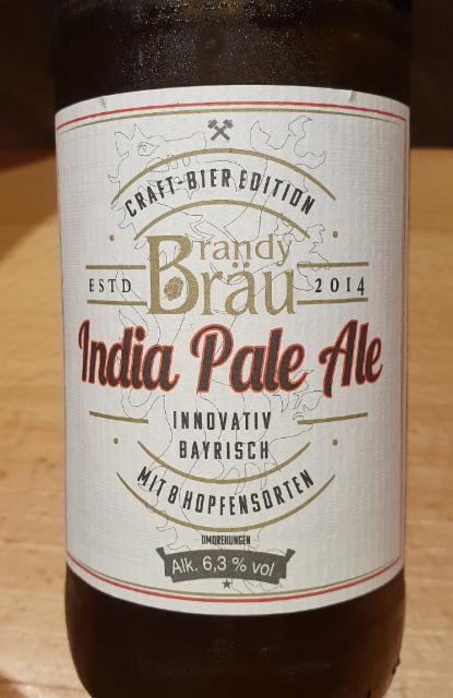 Brandy Bräu India Pale Ale 6.3%, Brandy Bräu, Germany