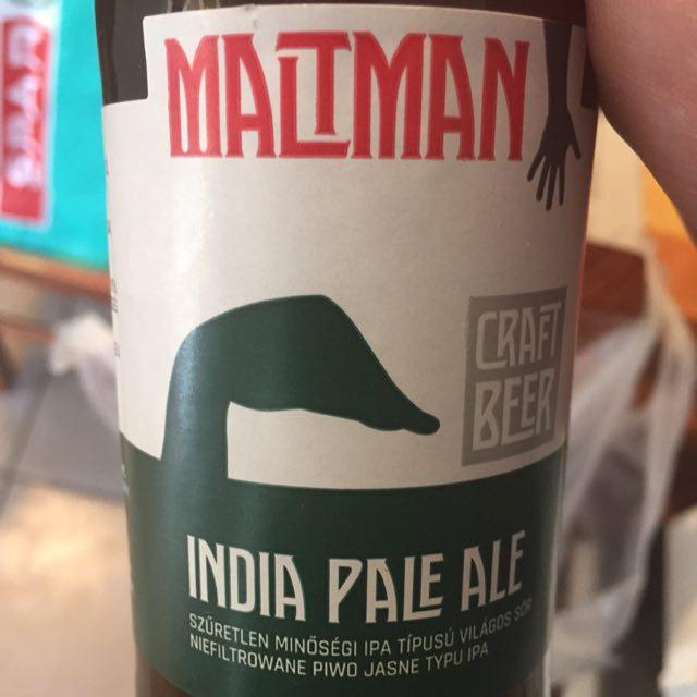 Maltman India Pale Ale 6.0%, Maltman Sör, Hungary