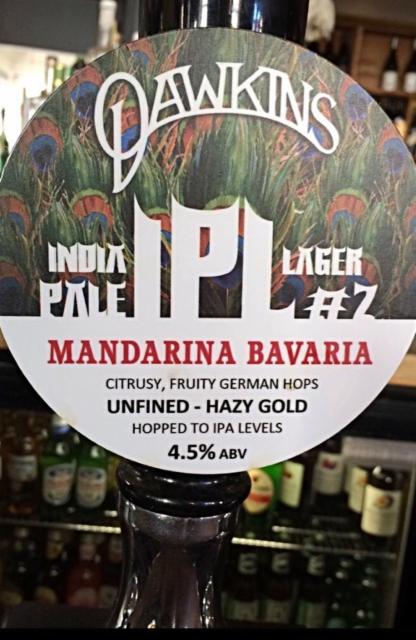 Dawkins India Pale Lager #2 Mandarina Bavaria 4.5%, Dawkins Ales, England