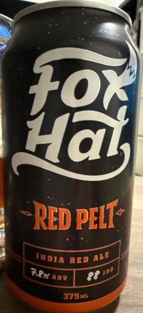 Indian Red Ale 7.8%, Fox Hat Brewing, Australia