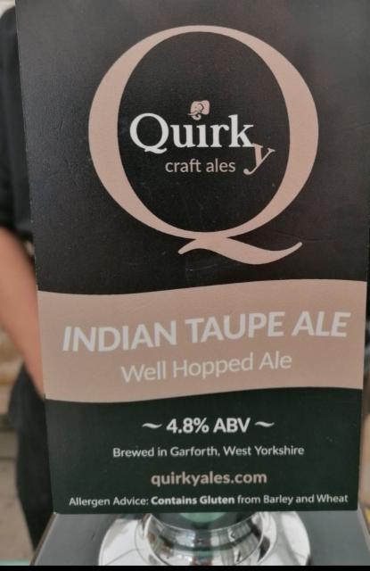 Indian Taupe Ale 4.8%, Quirky Ales Limited, England