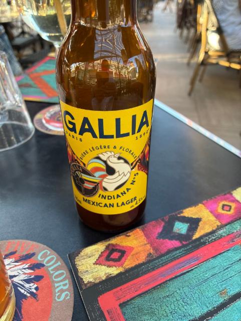 Indiana mexican lager 4.5%, Gallia Paris (Heineken), France